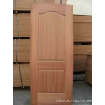 Puerta HDF / Piel blanca con grano de madera (PUERTA HDF)